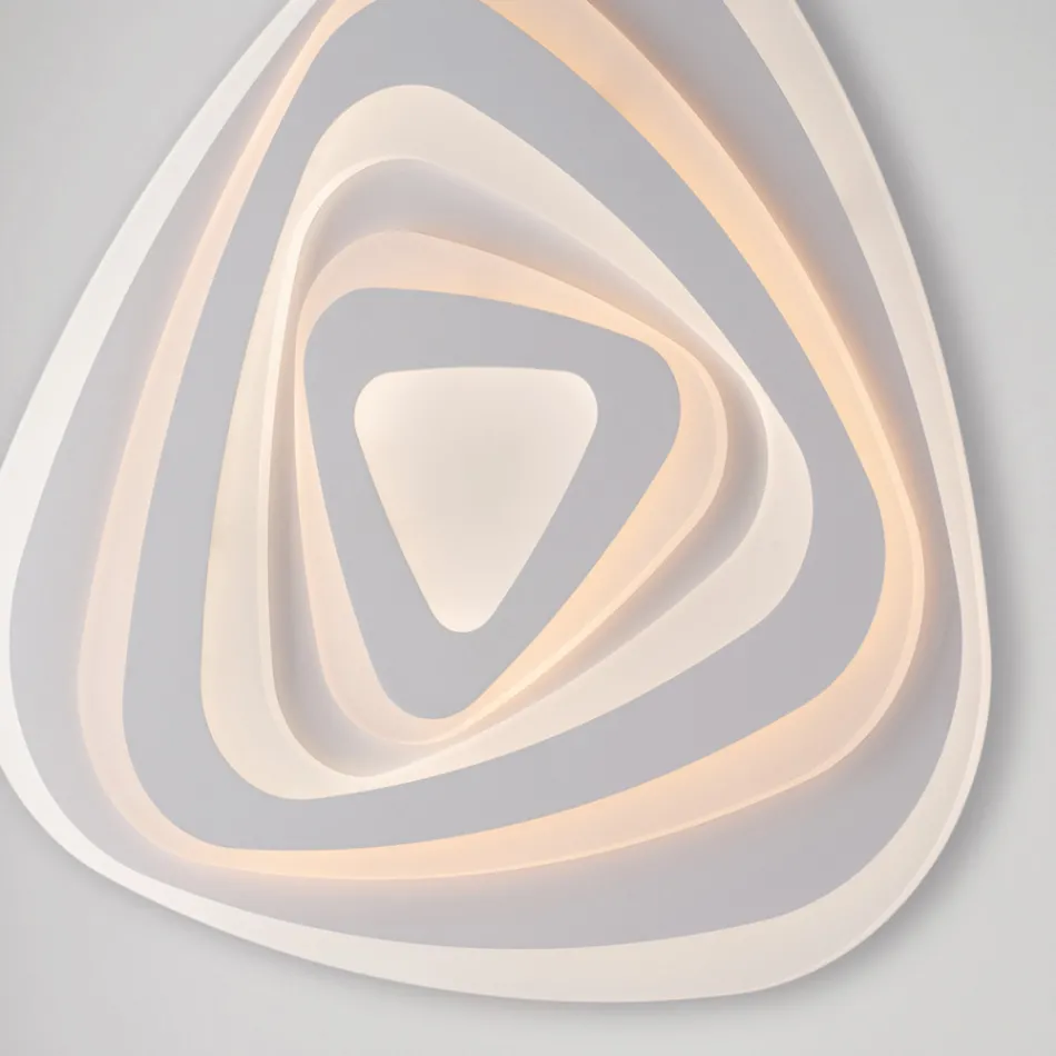 Elegant lampa i glas och metall tillverkad i Italien för raffinerade interiörer - Rigel Viadurini