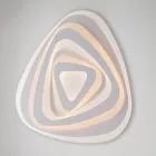 Elegant lampa i glas och metall tillverkad i Italien för raffinerade interiörer - Rigel Viadurini