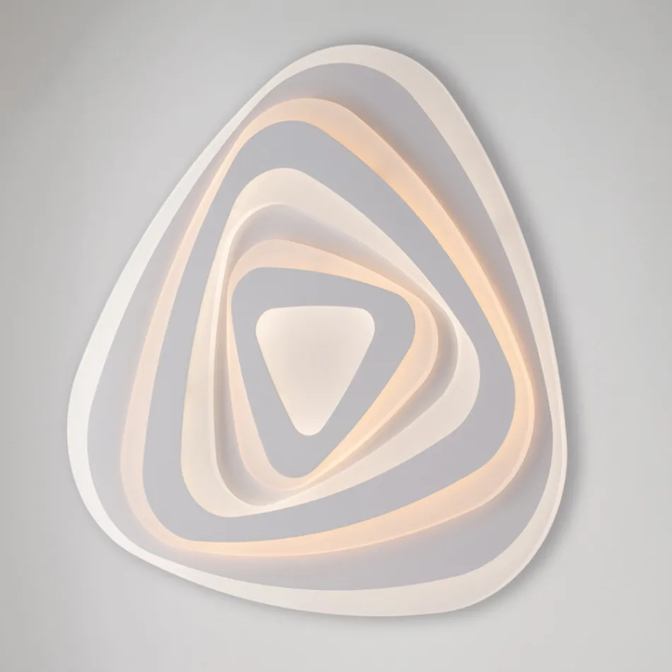 Elegant lampa i glas och metall tillverkad i Italien för raffinerade interiörer - Rigel Viadurini