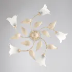 Elegant lampa i glas och metall Tillverkad i Italien för raffinerade interiörer – Sirio Viadurini