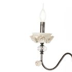 Flambeaux 7 Lights Klassisk lampa i porslin och blåst glas - Eteria Viadurini