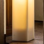 High Design Scratched Effect Wax Lamp Made in Italy - Dalila Viadurini