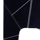 Grilli Zarafa gjorde Italien massivt trä nattduksbord / bordslampa Viadurini