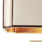 Grilli Zarafa gjorde Italien massivt trä nattduksbord / bordslampa Viadurini