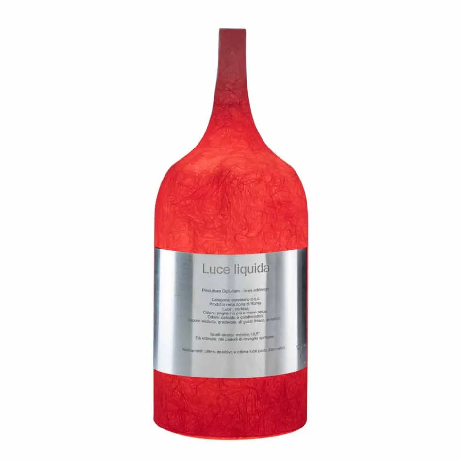 Bordslampa i färgad nebulit In-es.artdesign Luce Liquid1 Viadurini