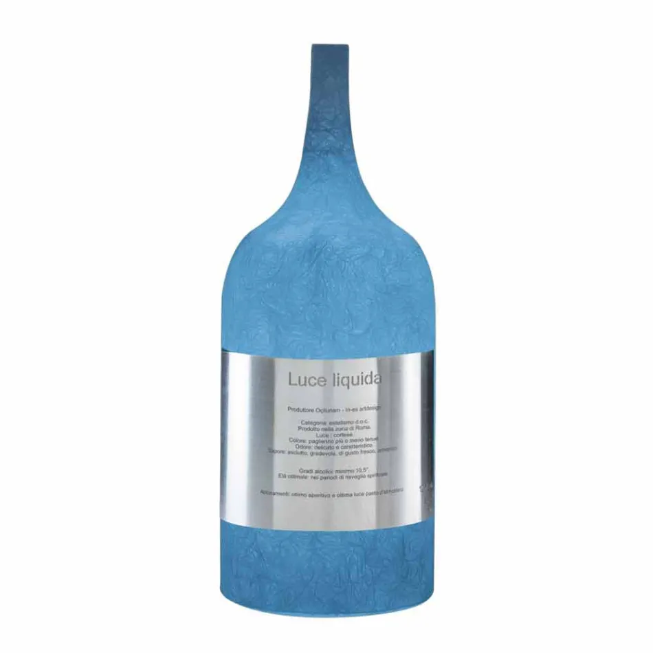 Bordslampa i färgad nebulit In-es.artdesign Luce Liquid1 Viadurini