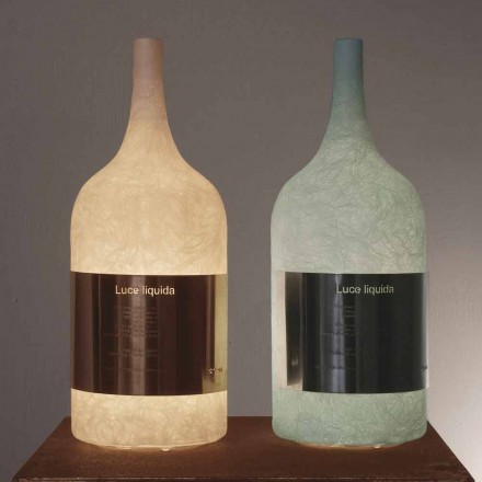 Bordslampa i färgad nebulit In-es.artdesign Luce Liquid1 Viadurini