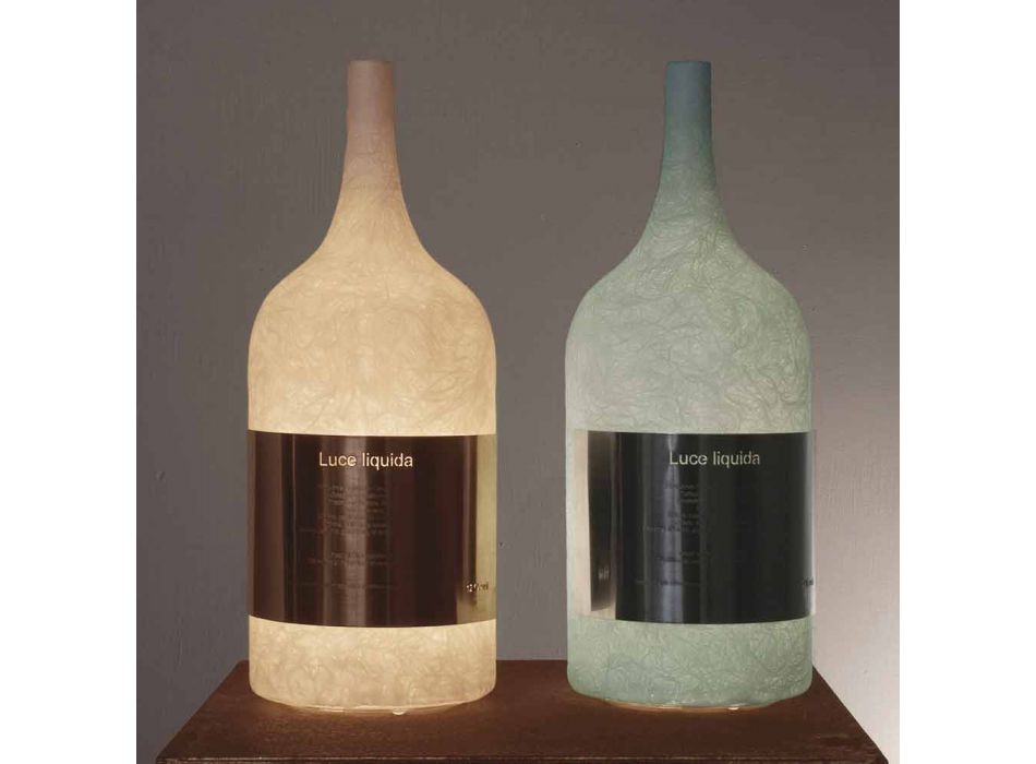 Bordslampa i färgad nebulit In-es.artdesign Luce Liquid1 Viadurini