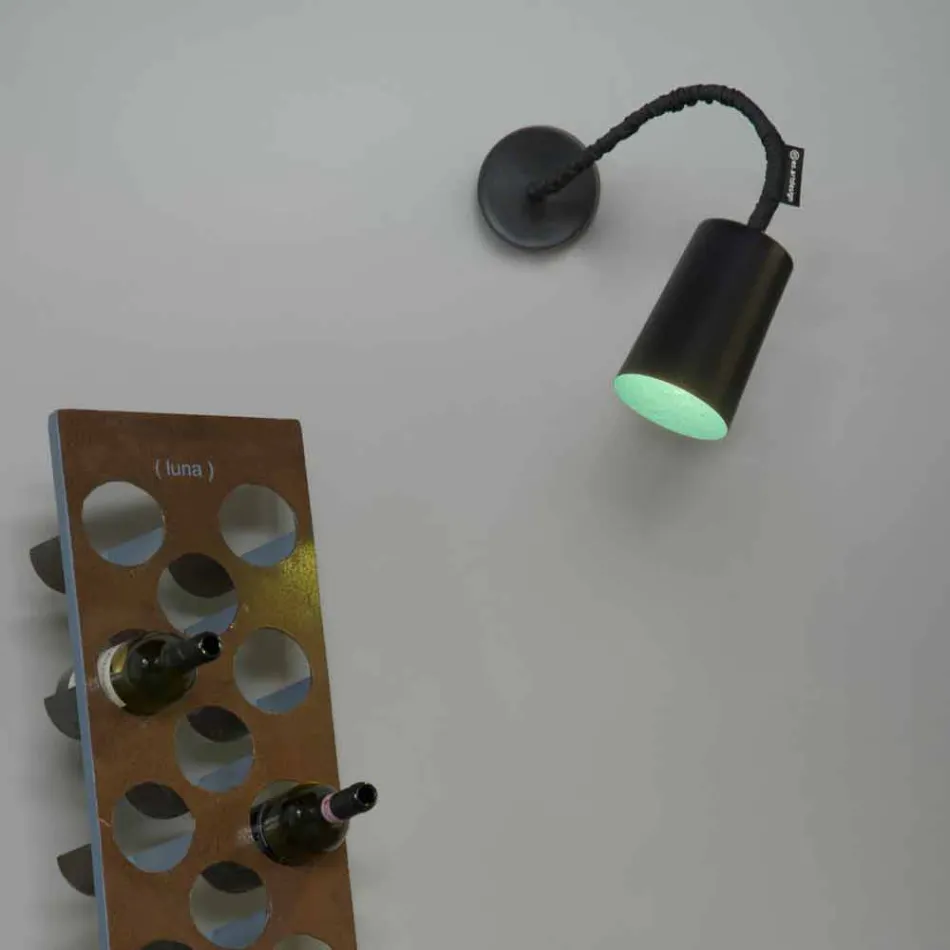 Väggmonterad hartslampa In-es.artdesign Färg med en modern svart tavla Viadurini