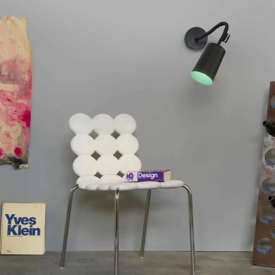 Väggmonterad hartslampa In-es.artdesign Färg med en modern svart tavla Viadurini