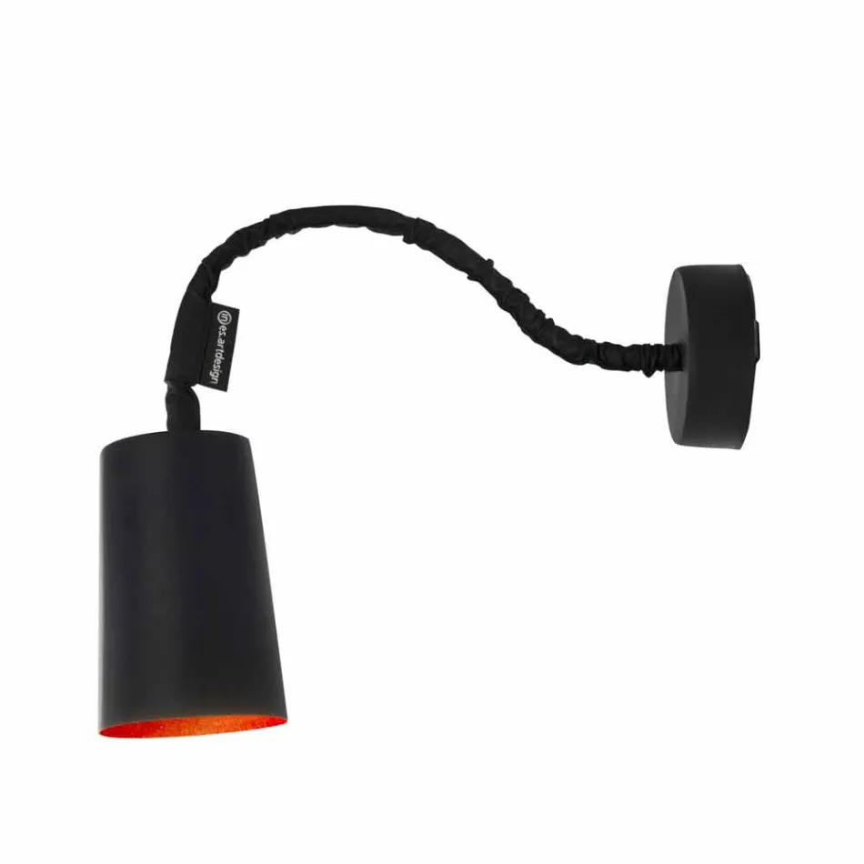 Väggmonterad hartslampa In-es.artdesign Färg med en modern svart tavla Viadurini