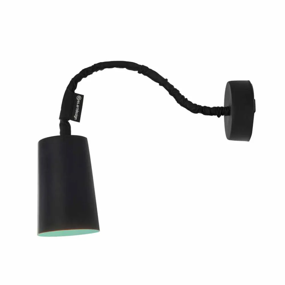 Väggmonterad hartslampa In-es.artdesign Färg med en modern svart tavla Viadurini