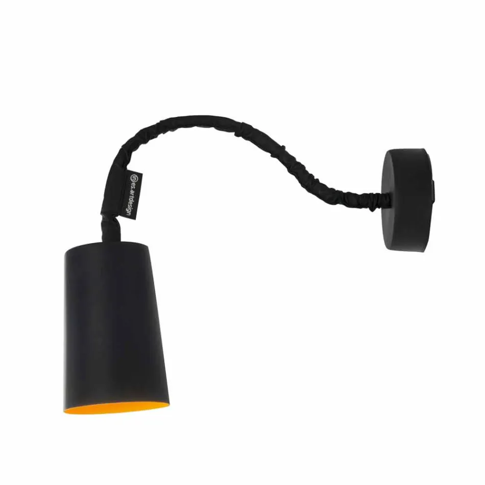 Väggmonterad hartslampa In-es.artdesign Färg med en modern svart tavla Viadurini