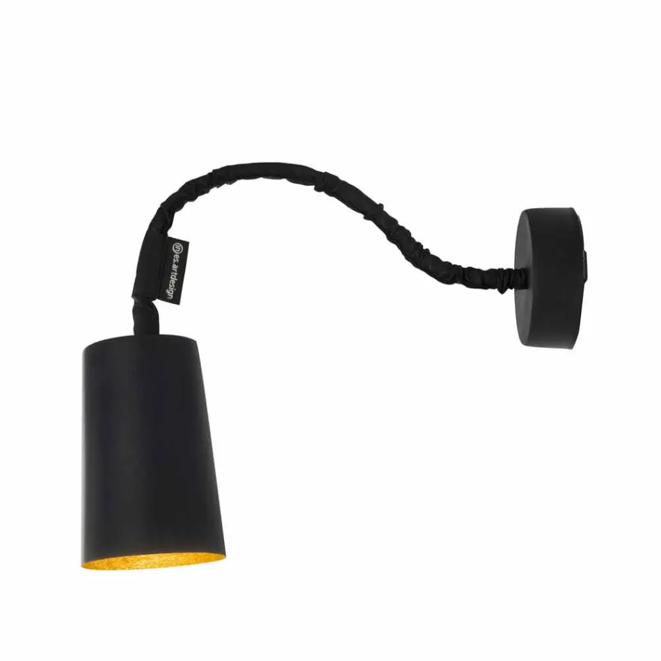 Väggmonterad hartslampa In-es.artdesign Färg med en modern svart tavla Viadurini