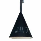 Resin pendant lampa In-es.artdesign Jazz Modern blackboard Viadurini