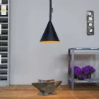 Resin pendant lampa In-es.artdesign Jazz Modern blackboard Viadurini