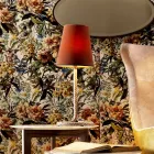 Grilli Snake tyg och bordslampa gjord i Italien Viadurini