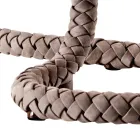 Grilli Snake tyg och bordslampa gjord i Italien Viadurini