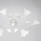 Tillverkad i Italien, lampa i glas och metall för eleganta möbler – Sirio Viadurini