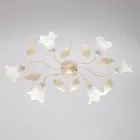 Tillverkad i Italien, lampa i glas och metall för eleganta möbler – Sirio Viadurini