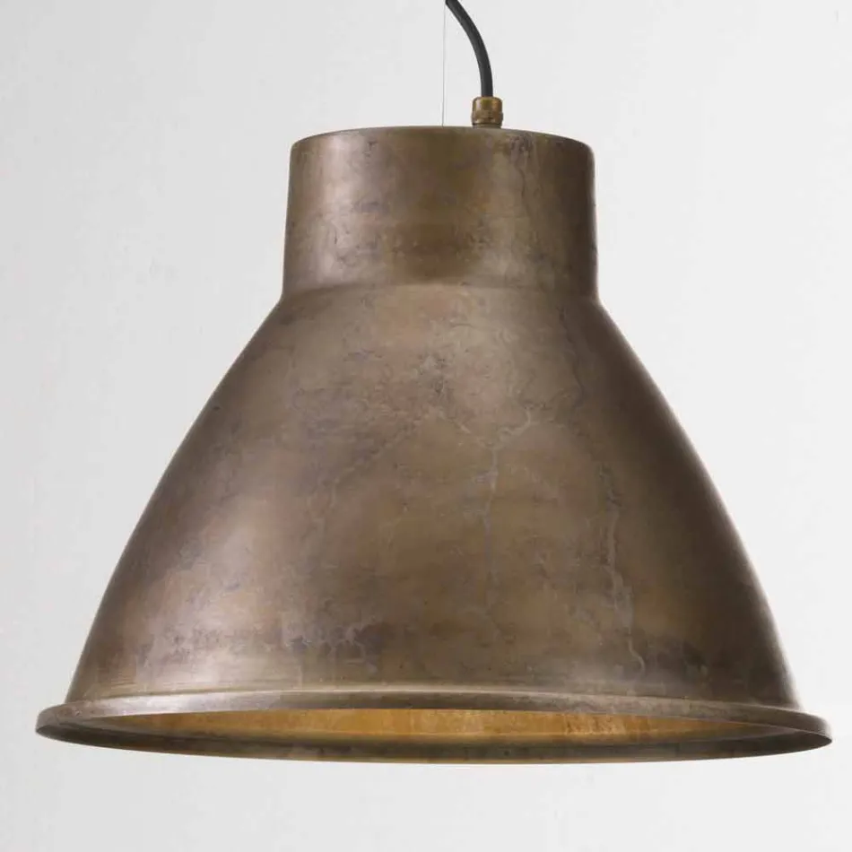 Industriell lampa i järn suspension Loft Media Il Fanale Viadurini