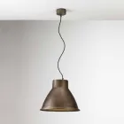 Industriell lampa i järn suspension Loft Media Il Fanale Viadurini