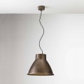 Industriell lampa i järn suspension Loft Media Il Fanale
