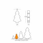 Inredningslampa för bord / golv Slide Lightree julgran gjord i Italien Viadurini