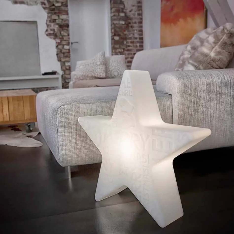 Inomhus eller utomhus vit, röd eller grön LED, sol- eller E27-lampa - Natalestar Viadurini