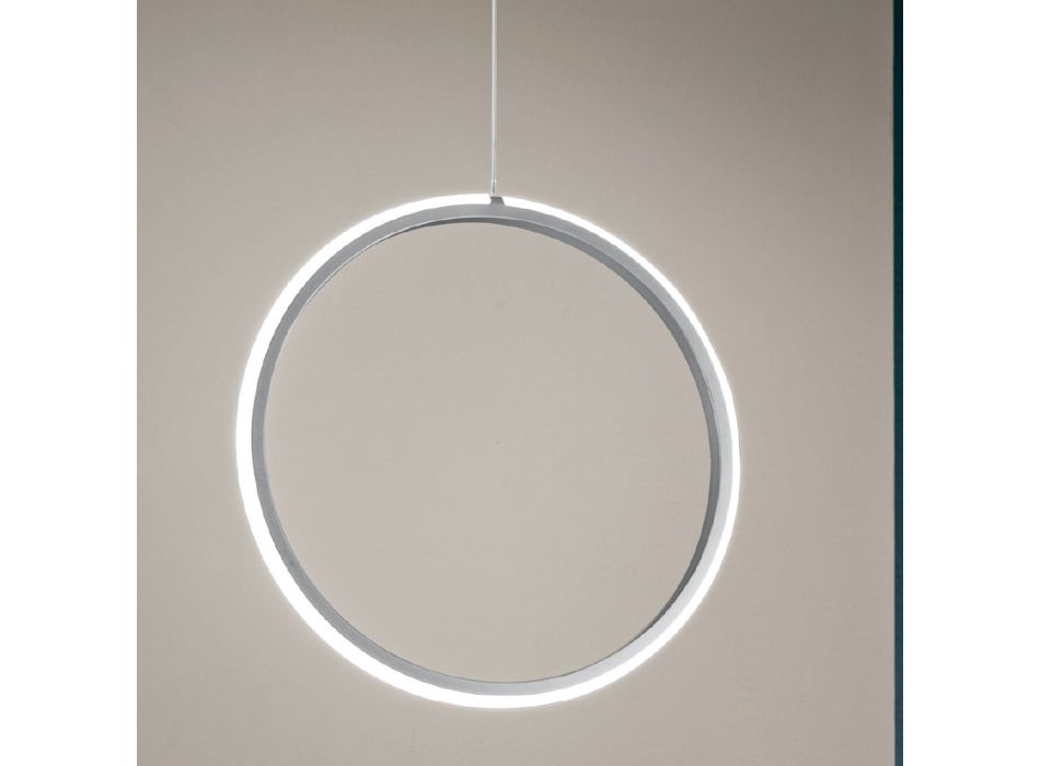 LED metallupphängningslampa med silikondiffusor - Fiorina Viadurini