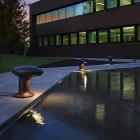 Led trädgårdslampa i grå eller brun gjutjärnsdesign - Bitta av Il Fanale Viadurini