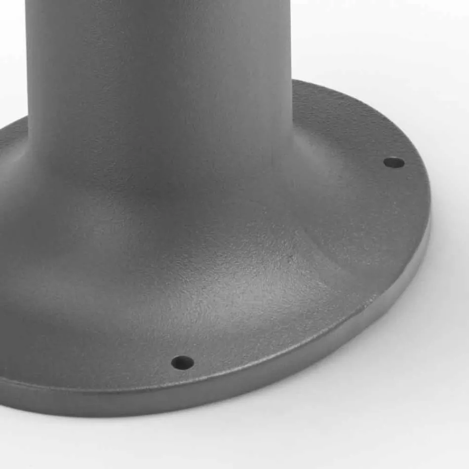 Led trädgårdslampa i grå eller brun gjutjärnsdesign - Bitta av Il Fanale Viadurini