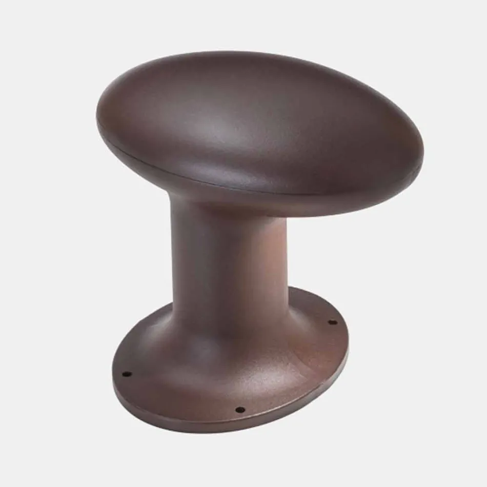 Led trädgårdslampa i grå eller brun gjutjärnsdesign - Bitta av Il Fanale Viadurini