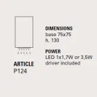 Utomhus terrakotta LED taklampa, Smith - Toscot Viadurini