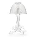 Led bordslampa i transparent plexiglas Tillverkad i Italien - Odette