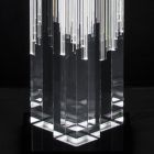 Led Crystal Golvlampa Satin Akryl Design Triptyk - Crystol Viadurini
