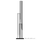 Led Crystal Golvlampa Satin Akryl Design Triptyk - Crystol Viadurini