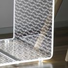 Rgb Led-lampa i Transparent Akryl Kristalllaserdekor - Robiola Viadurini
