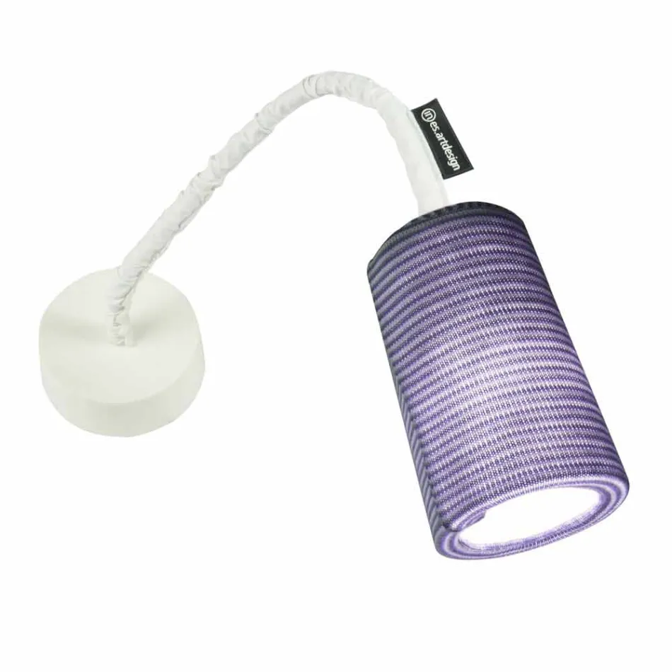 Modern vägglampa In-es.artdesign Måla En Stripe Nebulite och ull Viadurini