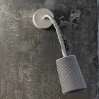 Modern vägglampa In-es.artdesign Måla En Stripe Nebulite och ull Viadurini