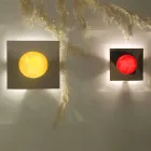 Modern vägglampa In-es.artdesign Tvättmaskin i nebulit Viadurini