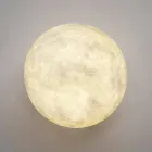 Modern vägglampa In-es.artdesign A. Månen i nebulit Viadurini