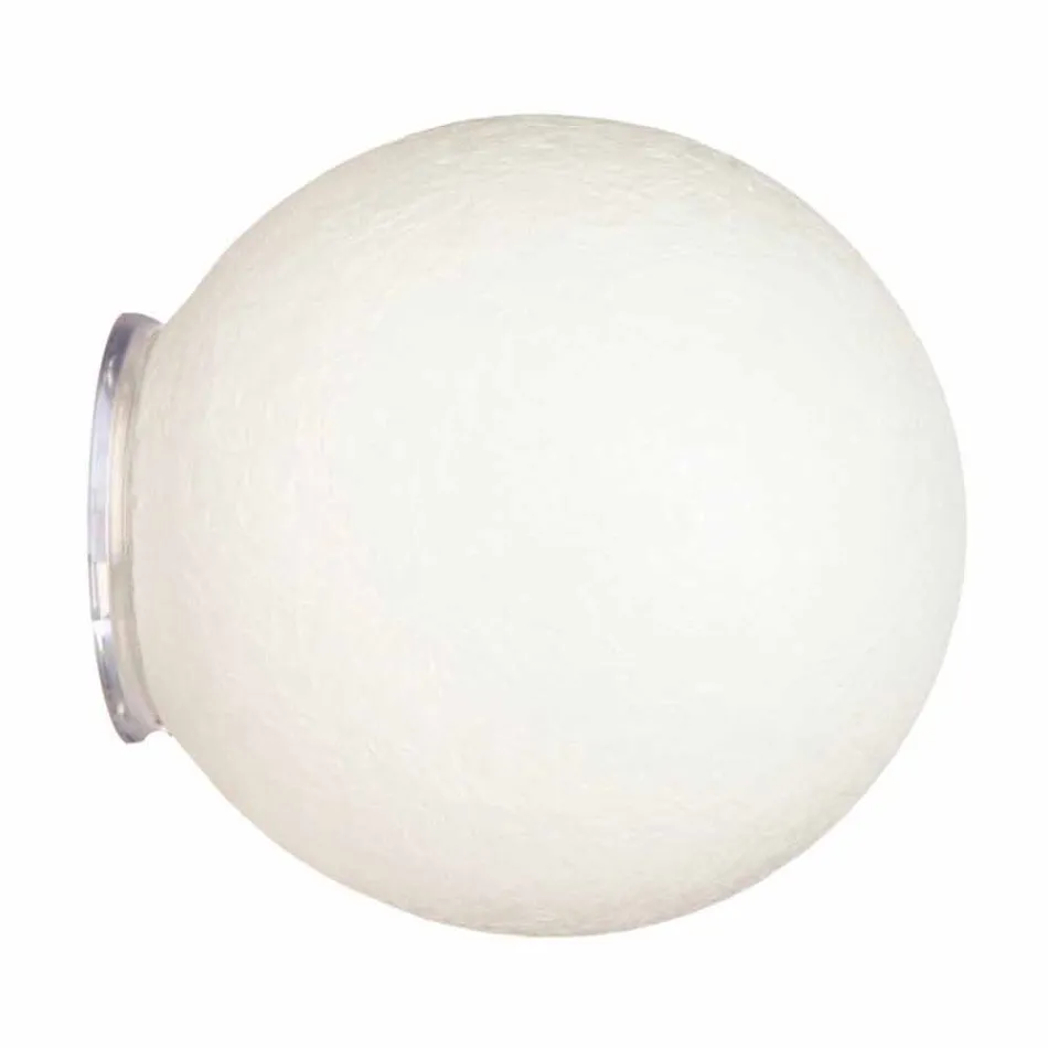 Modern vägglampa In-es.artdesign A. Månen i nebulit Viadurini