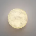 Modern vägglampa In-es.artdesign A. Månen i nebulit Viadurini