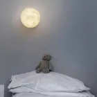 Modern vägglampa In-es.artdesign A. Månen i nebulit Viadurini