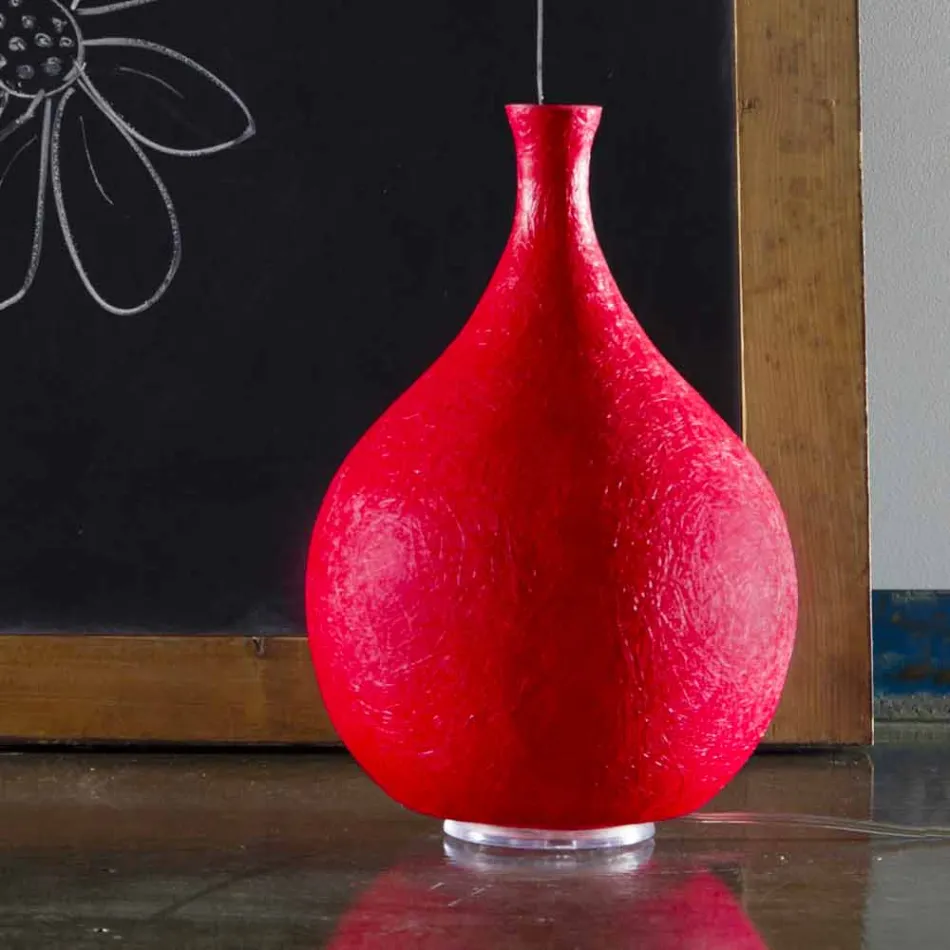 Moderna bordslampa In-es.artdesign Luce2 ljus i nebulit Viadurini