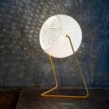 Moderna bordslampa In-es.artdesign Handgjord bomull T1 textur