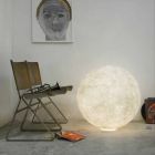 Moderna sfäriska bordslampa In-es.artdesign Golv Moon nebulite Viadurini