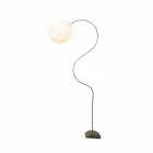 Modern vit golvlampa nebulit In-es.artdesign Luna H210cm Viadurini