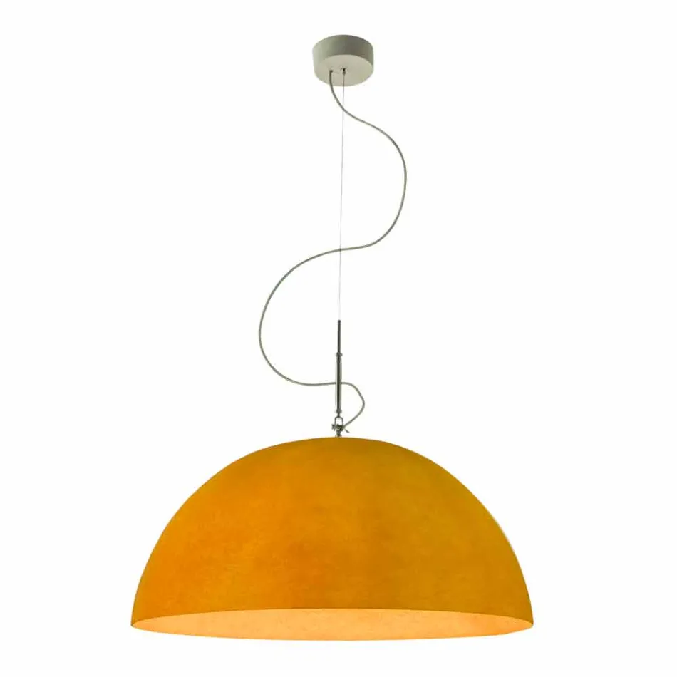 Modern lampa In-es.artdesign Mezza Luna Suspenderad nebulit Viadurini